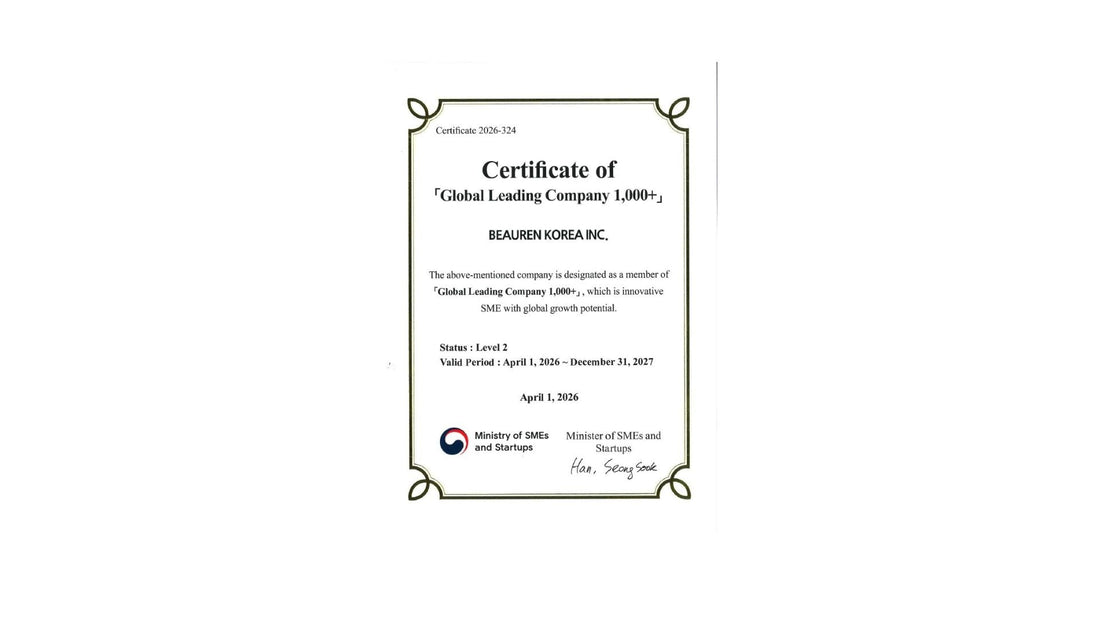 Global Leading Company -tunnustus